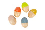 Muzyka - Small Foot - Wooden Music Eggs Groovy Beats 5pcs. - 12252