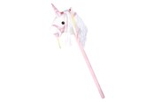 Rowerki i chodziki - Small Foot - Wooden Hobbyhorse Unicorn 90cm - 10279