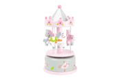 Kreatywne gry - Small Foot - Wooden Music Box Rotating and Winding - 11230