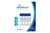 Bateria - MediaRange Premium battery - 4 x AAA - Alkaline - MRBAT101