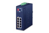 Switch - PLANET IPOE-470-12V Industrial 4-port Gigabit 802.3bt PoE++ Injector Hub - IPOE-470-12V