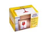 Materialy do pakowania - Avery Labels in dispenser pre-printed with "Fragile" paper material - 7251