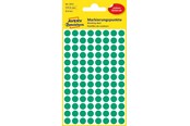 Papier, papier fotograficzny i etykiety - Avery Colour coding dots permanent green - 3012