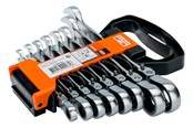 Narzędzia ręczne - BAHCO Ring Spanner Set flex head - 41RM/SH8