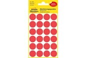 Papier, papier fotograficzny i etykiety - Avery Colour coding dots permanent red - 3004