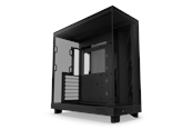Obudowa komputerowa - NZXT H6 Flow Compact Dual Chamber - Matte Black - Obudowa komputerowa - Miditower - Czarny - CC-H61FB-01