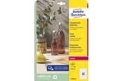 Papier, papier fotograficzny i etykiety - Avery Crystal clear labels (-20oC to +80oC) - L7787-25