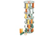 Zabawki dla niemowlat - Small Foot - Wooden Wobble Tower Safari Game - 11958