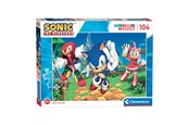 Puzzle - Clementoni Jigsaw Puzzle - Sonic 104st. Podłoga - 27256