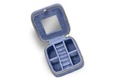 Inne srodki higieny osobistej - Gillian Jones Jewelry box - Blue velour - 11067-13