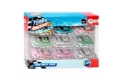 Samochody i pojazdy - Toi-Toys Turbo Racers Mini Rally Pull Back Cars 9pcs. - 27532A