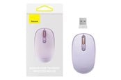 Myszka - Baseus Wireless mouse F01B Tri-mode 2.4G BT 5.0 1600 DPI (purple) - 3 przyciski - Fiolet - B01055503513-00