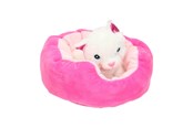 Plusz - Toi-Toys Plush dog/cat in Basket - Assorted - 75159Z-kat
