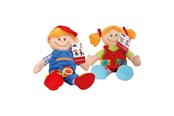 Plusz - Small Foot - Rag dolls Chiara & Massimo - 5576