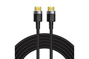Kabel wyswietlacza - Baseus Cafule 4KHDMI Male To 4KHDMI Male Adapter Cable 5m Black - CADKLF-H01