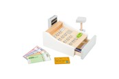 Zabawa w udawanie - Small Foot - Wooden Toy Cash Register with Accessories 15dlg. - 11099