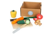 Zabawa w udawanie - Small Foot Wooden Cut and Play Food Vegetables Set 1 - 12329