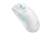Myszka - ASUS ROG Harpe Ace Aim Lab Edition Wireless Gaming - Myszka do gier - Optyczny - 5 - Biały - 90MP02W0-BMUA10