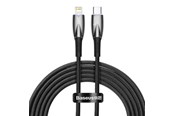 Kabel USB - Baseus USB-C cable for Lightning Glimmer Series 20W 2m (Black) - CADH000101