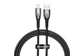 Kabel USB - Baseus USB cable for Lightning  Glimmer Series 2.4A 1m (Black) - CADH000201