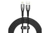 Kabel USB - Baseus USB cable for Lightning Glimmer Series 2.4A 2m (Black) - CADH000301