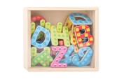 Kreatywne gry - Small Foot - Wooden Magnetic Letters Color 37dlg. - 10732