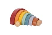 Interaktywne zabawki (Arduino itp.) - Small Foot Wooden Rainbow Building Arches with Ball - 12318