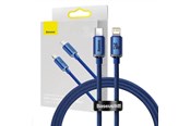 Kabel USB - Baseus Crystal cable USB-C to Lightning 20W 1.2m (blue) - CAJY000203
