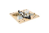 gry-planszowe-karciane-i-kosci - Small Foot - Barricade and Halma Wooden Board Game - 12223