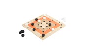 gry-planszowe-karciane-i-kosci - Small Foot - Wooden Solitaire and Mill Game Gold Edition - 12220