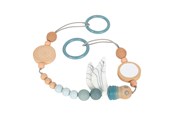 Zabawki dla niemowlat - Small Foot - Wooden Pram Chain Seacoast - 12394