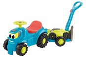 Rowerki i chodziki - Ecoiffier Tractor with Trailer and Lawn Mower - 4350
