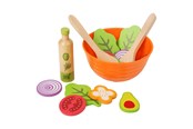 Zabawa w udawanie - Small Foot - Wooden Play Food Salad Play Set 15 p - 11476