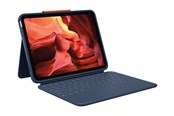 Klawiatura - Logitech Rugged Combo 4 - keyboard and folio case - classic blue - Etui z klawiaturą - Niebieski - 920-011191