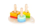 Zabawki dla niemowlat - Small Foot - Wooden Shapes and Sorting Motor Skill - 11190