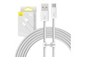 Kabel USB - Baseus Cable USB to USB-C  Dynamic Series 100W 2m (white) - CALD000702