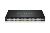 Switch - ZyXEL XGS2220 Series XGS2220-54FP - switch - L3 access NebulaFLEX Cloud 960 W - 48 ports - Managed - rack-mountable - XGS2220-54FP-EU0101F