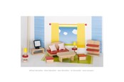 Lalka, mis i akcesoria - Goki Doll Furniture Living Room - 51716