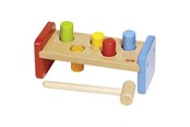 Zabawki dla niemowlat - Goki Wooden Hammer Bench - 58581