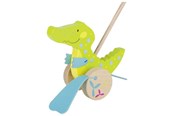 Zabawki dla niemowlat - Goki Susibelle Push Figure Crocodile - 54911