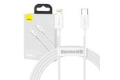 Kabel USB - Baseus Superior Series Cable USB-C to Lightning 20W PD 1.5m (white) - CATLYS-B02