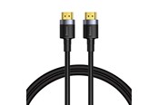 Kabel wyswietlacza - Baseus Cafule 4KHDMI Male To 4KHDMI Male Adapter Cable 2m Black - CADKLF-F01