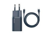 Kabel USB - Baseus Super Si Quick Charger 1C 20W with USB-C cable for Lightning 1m (blue) - TZCCSUP-B03
