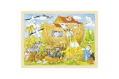 Puzzle - Goki Wooden Puzzle Noah's Ark 96pcs. Drewniany - 57535
