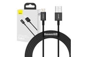 Kabel USB - Baseus Superior Series Cable USB to iP 2.4A 2m (black) - BSU2659BLK