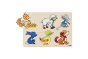 Puzzle - Goki Background puzzle mother and baby Drewniany - 57929