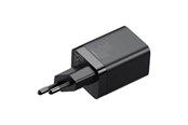 Telefon - Adapter i Ladowarka - Baseus Super Si Pro Quick Charger USB + USB-C 30W (black) - CCSUPP-E01