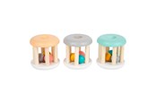 Zabawki dla niemowlat - Small Foot - Wooden Baby Rattle Pastel 3pcs. - 11712