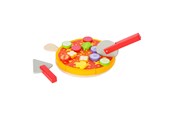 Zabawa w udawanie - Small Foot - Wooden Cut and Play Food Pizza Set 21dlg. - 11063
