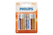 Bateria - Philips Longlife Battery Zinc D/R20 2pcs. - 1004